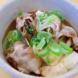 豆腐と舞茸の豚バラ蒸し煮